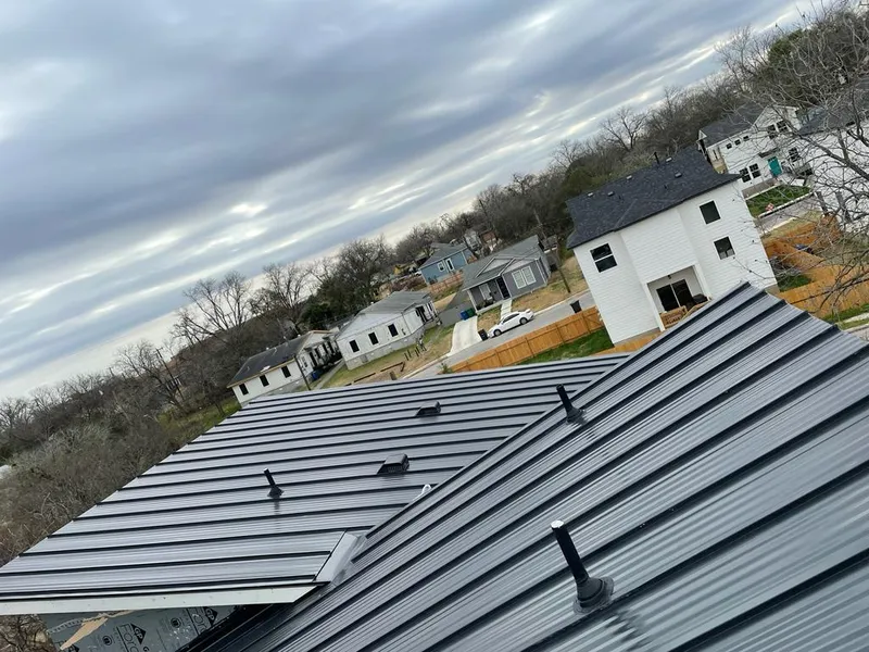 Standing seam metal roof panels with vents for Skylight Repair in Lake Wisconsin